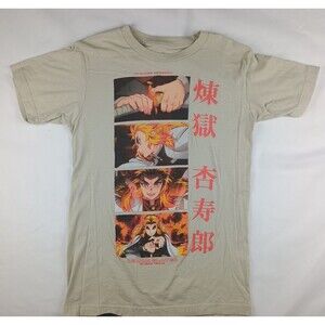 Demon Slayer Mens / Womens Sm T-Shirt - Mugen Train Kyojuro Rengoku Action Boxes